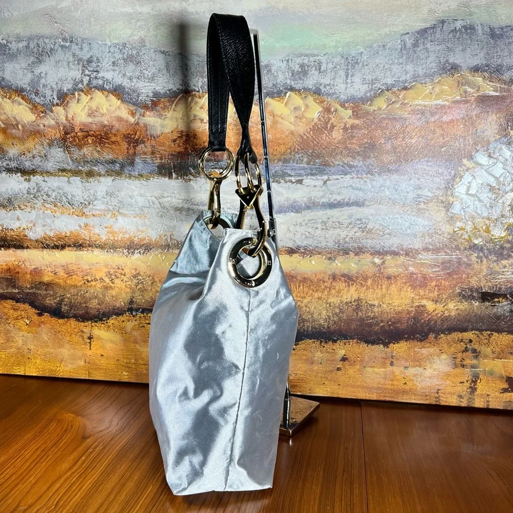 JPK Paris 75 Hobo Shoulder Bag Silver Great Condition - Picture 3 of 12